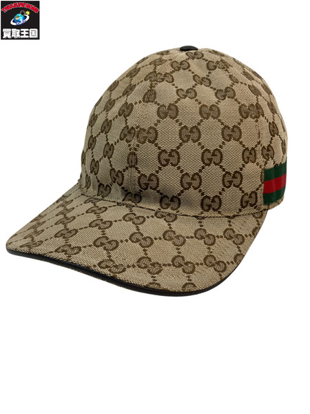 GUCCI グッチ ORIGINAL GG CANVAS BASEBALL CAP GGキャンバス ベースボール キャップ Lサイズ 59cm