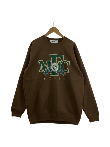 MFC STORE BHU クルーネックスウェット 茶 (L)