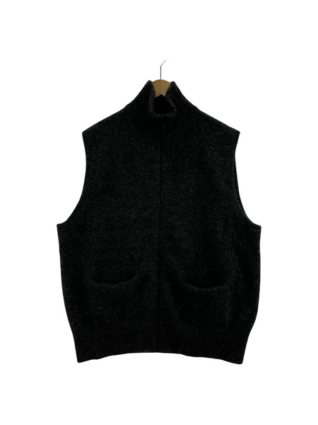 MAATEE＆SONS CASHEMERE 強圧縮 JIP VEST-CHARCOAL MT3303-0108