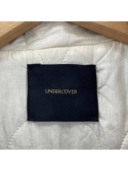 UNDERCOVER  UCT4304　プリマロフト ストライプ×花柄 ロングジャケット 3