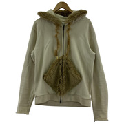 BLANK パーカー(ジップアップ) 24AW DIAMOND FUR HOODIE (0)