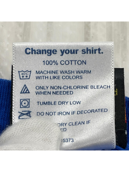 OLD・VINTAGE WARNERS BROS. SUPERMAN ロゴ TEE 青 (XL)