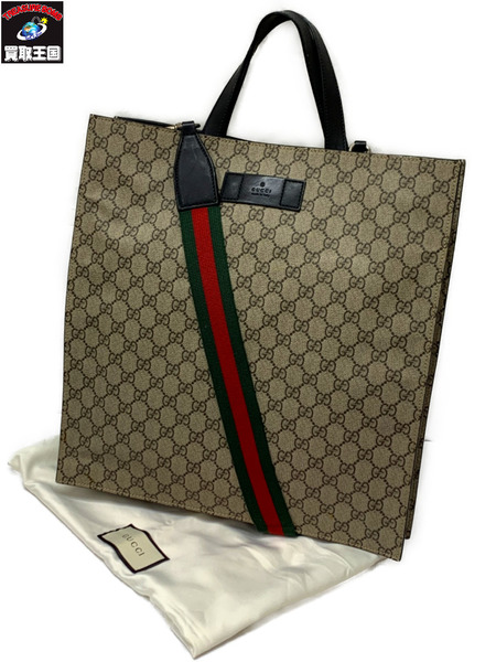 GUCCI GGスプリーム 2WAYトートバッグ 456217 グッチ GG柄 ショルダーバッグ トートバッグ 鞄 カバン