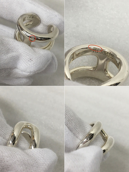 HERMES 925 オズモス リング #9