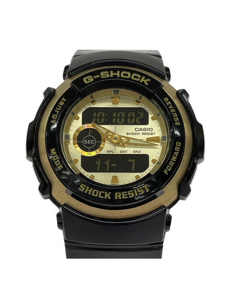 CASIO G-SHOCK G-300G クオーツ腕時計 黒金