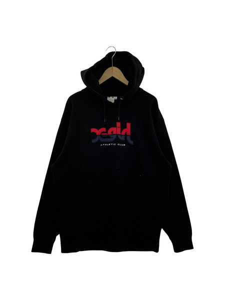 X-girl ATHLETIC LOGO SWEAT HOODIE 黒