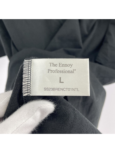 ennoy/コットンTシャツ/胸タグ