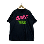 90s D.A.R.E tee 黒 XL