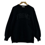 fragment design FRAGMENT UNIVERSITY プリント クルーネックスウェット L
