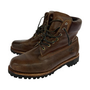 Timberland レザーレースアップブーツ（9.5）茶