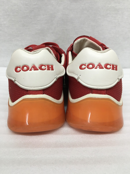 COACH スニーカー (44) 赤オレンジ