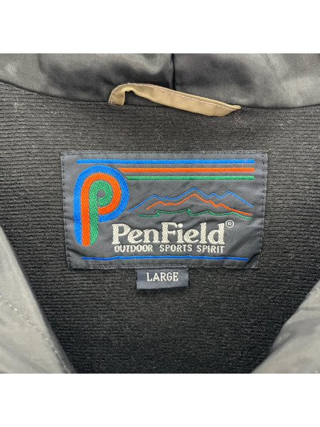 PEN FIELD マウンテンパーカ オールド / ナイロンアノラック 緑 (L)