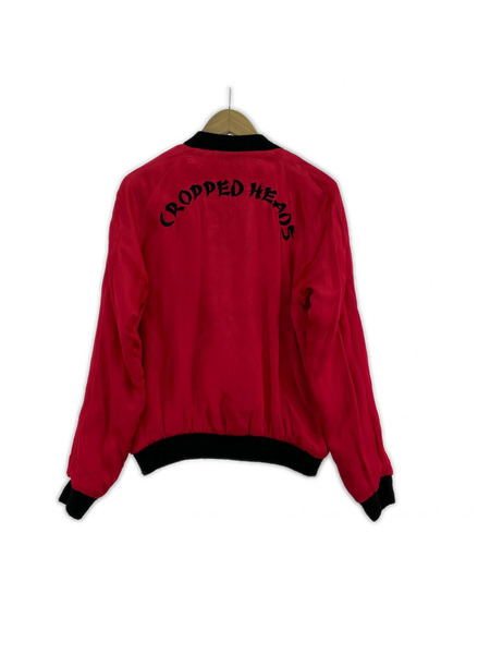CROWS×CROPPED HEADS リバーシブルスカジャン M イエロー×レッド