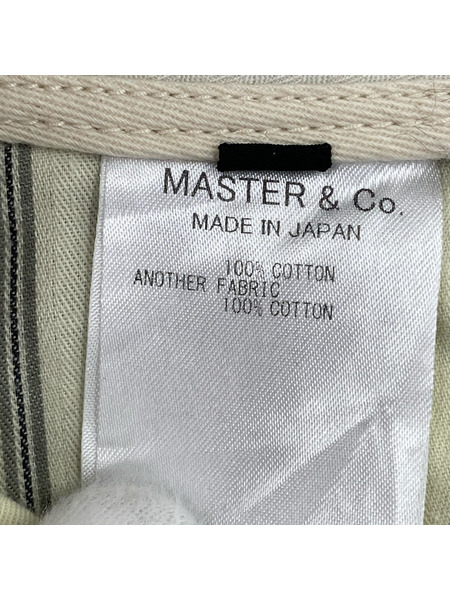 Master&co. コットンツイルパンツ XS ブラック[値下]