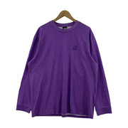 Supreme THE NORTH FACE Pigment Print L/S Tee 長袖カットソー 紫 L