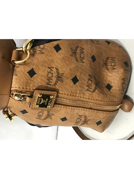 MCM ベアードール  バッグ レザー