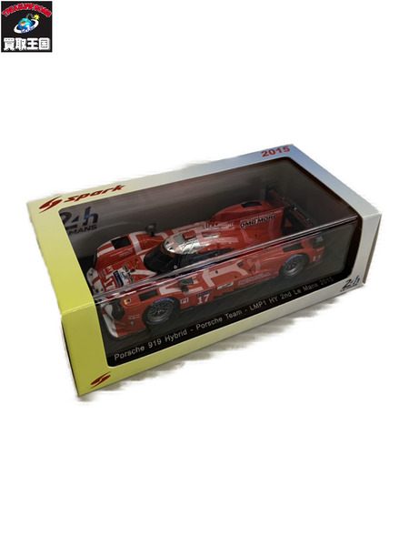 1/43スケールカー Spark ポルシェ 919 ルマン 2015