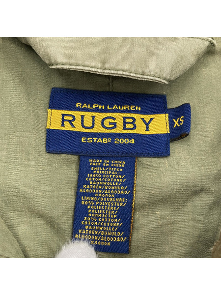 RALPH LAUREN RUGBY ミリタリージャケット カーキ (XS)