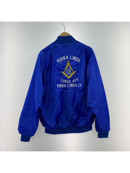 80s-90s FREEMASON フリーメイソン 秘密結社 USA製 刺繍ジャケット(L)