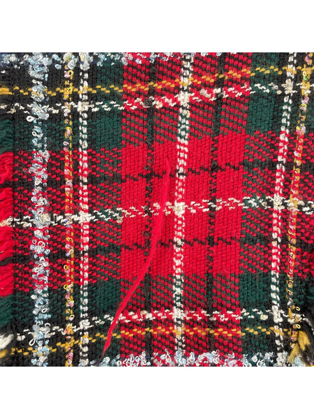 ZARA テーラードジャケット・ブレザー ツイード 赤