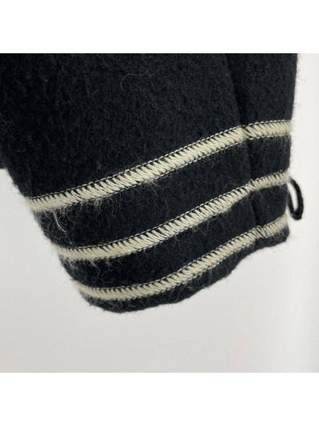 STONE ISLAND 03AW Paul Harvey期 ウールフーデットジャケット 黒 M