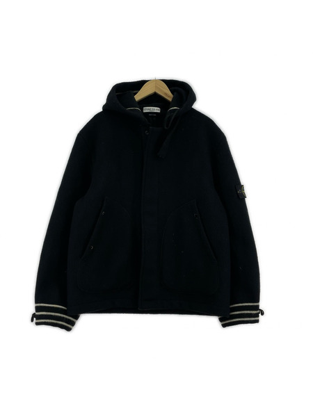 STONE ISLAND 03AW Paul Harvey期 ウールフーデットジャケット 黒 M