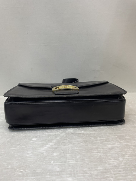 CELINE 馬車×ホースビット金具 ボックスショルダーバッグ ブラック