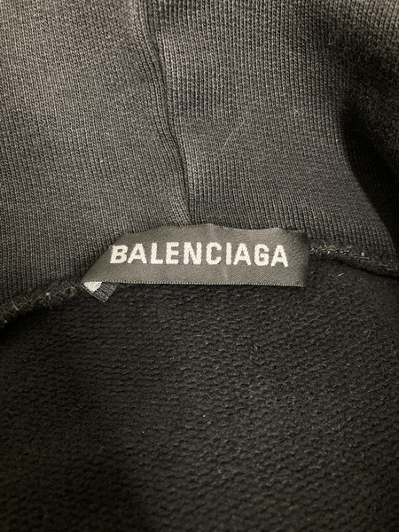 BALENCIAGA プルオーバーパーカ M ブラック