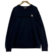 MONCLER　MAGLIA GIROCOLLO スウェット ネイビー G20918G00023