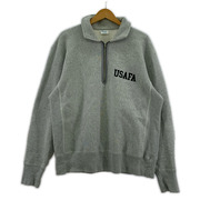 Champion スウェット・トレーナー REVERSE WEAVE USAFA ハーフジップスウェット XL