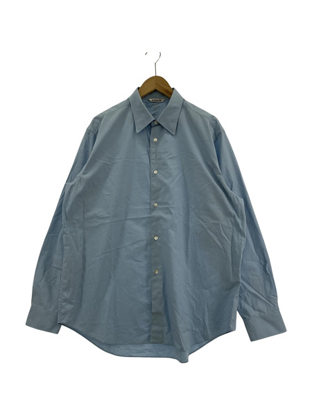 AURALEE 24SS WASHED FINX TWILL SHIRT 5 サックス