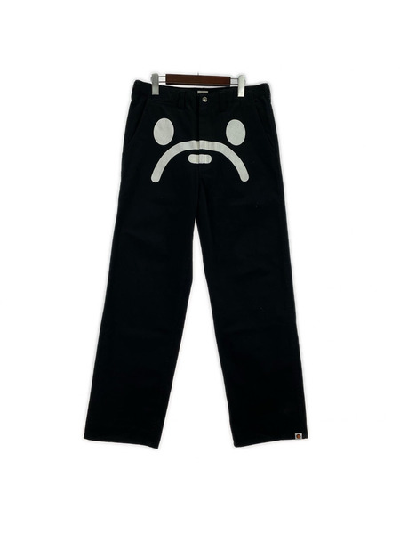 A BATHING APE パンツ マイロプリントパンツ 黒 W36