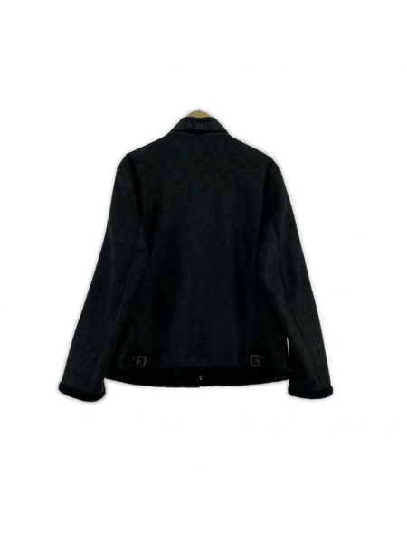 BURBERRY BLACK LABEL ジャケット ボアムートンジャケット L ブラック