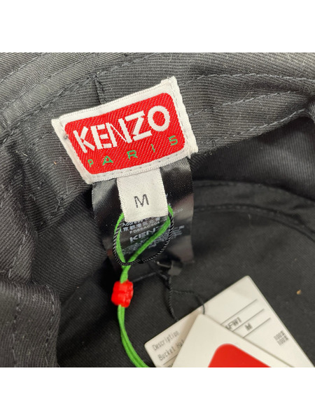 KENZO ハット KENZOGRAM  バケットハット BLK M