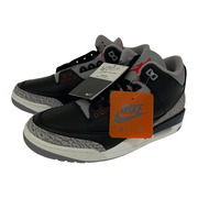 NIKE DN3707ー010AIR JORDAN 3 RETRO OG BLACK CEMENT (26.5)