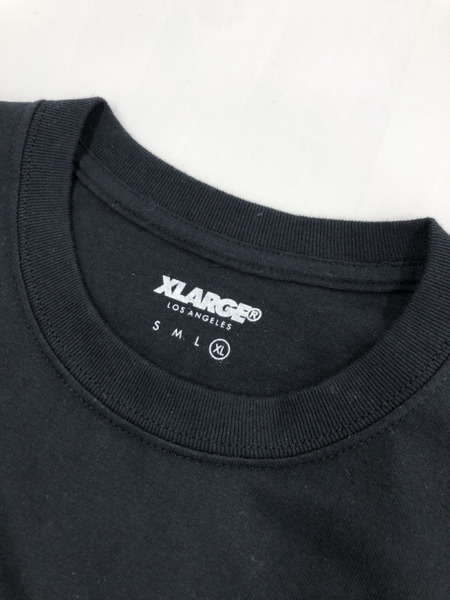 XLARGE×ナルト フロントプリントTシャツ (XL) ブラック [値下]