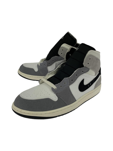 NIKE AIR JORDAN 1 MID SE CRAFT CEMENT GREY US12 30.0cm