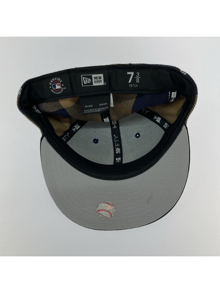 NEW ERA ニューヨークヤンキース ベースボールキャップ チェック柄