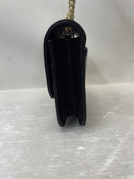 CHANEL レザー×パイソン フラップショルダーバッグ マルチ