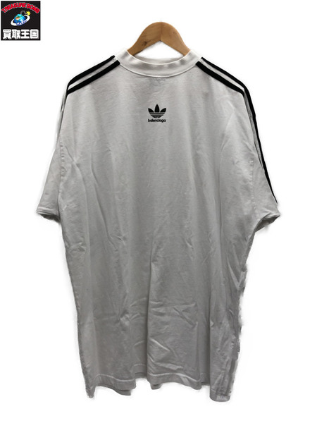 BALENCIAGA×adidas オーバーサイズ カットソー Tシャツ ホワイト