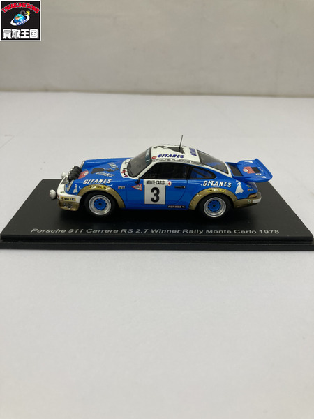 スパーク ポルシェ911 カレラRS 2.7 ウィナーラリーモンテカルロ 1/43[値下]