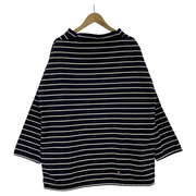 NEWLYN SMOCKS ニューリンスモック Round Neck Smocks (L) ネイビー×ホワイト