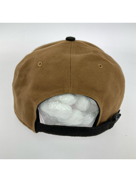 Carhartt キャップ × NIKE コーデュロイ 切替 ブラウン