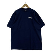 STUSSY　紺タグ　MONKEY BIZ Tシャツ　ネイビー　XL