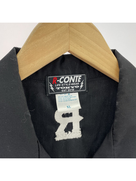 半袖シャツ R-CONTE ワークシャツ BLK XL