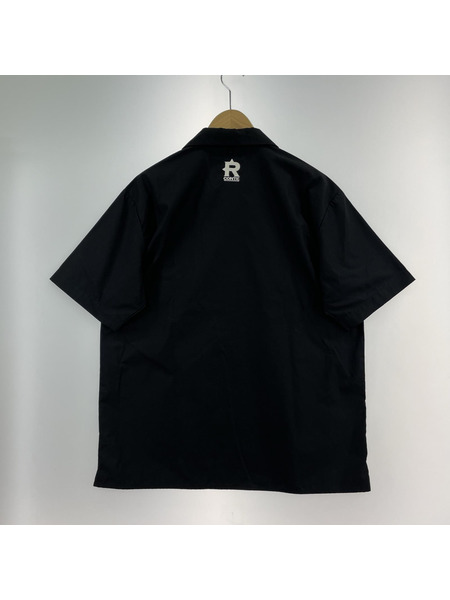 半袖シャツ R-CONTE ワークシャツ BLK XL