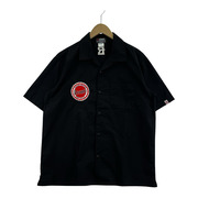 半袖シャツ R-CONTE ワークシャツ BLK XL