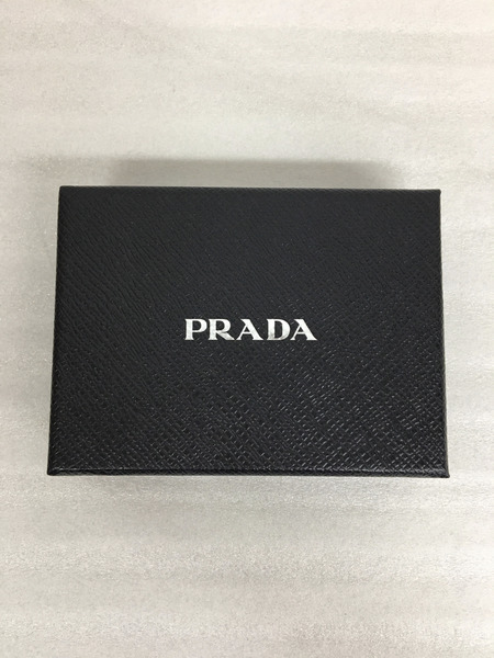 PRADA　キーケース・キーリング イタリア製　サフィアーノ4連キーケース　黒