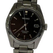 SEIKO メンズ時計 メカニカル ブラック文字盤 自動巻