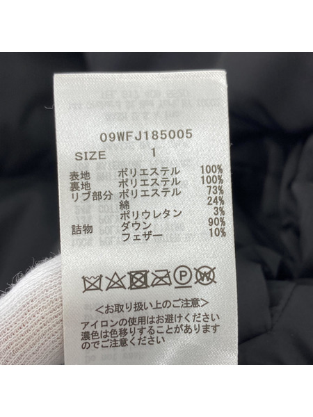 Mila Owen ダウンジャケット Size1 BLK